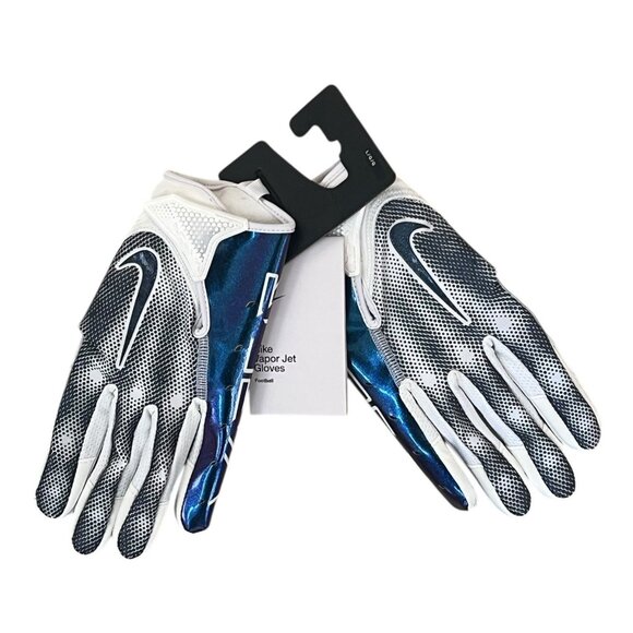 Nike Vapor Jet 7.0 Football Gloves White Purple Size Large NWT - Picture 5 of 6